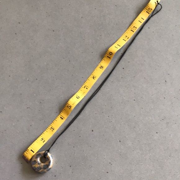 Hand Crafted Polymer Clay Medallion Necklace - Picture 4 of 4